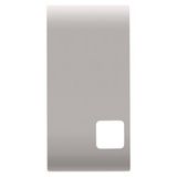 REPLACEABLE BUTTON KEY FOR PUSH-BUTTON PANEL - TO BE COMPLETED WITH LENS - 1 MODULE - NATURAL BEIGE - CHORUS