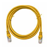 Patchcord RJ45 shielded Cat.6a 10GB, LS0H, yellow, 10.0m