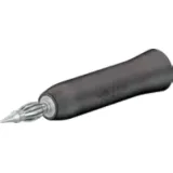 Clip-on test probe, clip-on 4 mm test probe, 1 kV, black, 68.9481-21