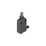 Modular prewired switch with roller plunger with rubber gasket