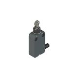 Modular prewired switch with roller plunger with rubber gasket