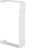 Joint cover for BRS 85x130mm lid 80mm of sheet steel in pure white
