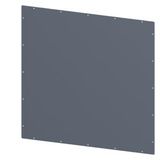 SIVACON, roof, closed, IP40, W: 1000 mm, D: 1000 mm, zinc-plated