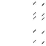 Supports mounting plate, MBB: rear