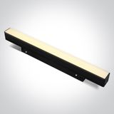 42100AAL/B/V BLACK DALI 8W LINEAR LIGHT CCTV 48V IP20