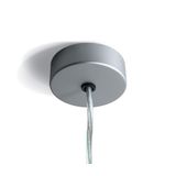 GREY ROUND SUSPENSION BASE FOR PROFILES