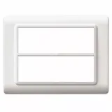 44 MOULDED FR.PLATE WHITE      6+6M