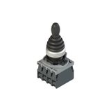 Complete unit with joystick, fixing adapter and contacts
