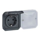 PLEXO CONNECTED SOCKET OUTLET SCHUKO STANDARD - ANTHRACITE - MECHANISM