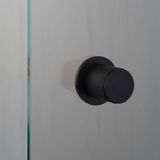 DOOR KNOB / FIXED / SINGLE-SIDED / LINEAR / WELDERS BLACK