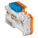 Disconnect Terminal Block Viking 3 2.5mm² Spring Orange