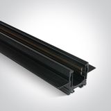 42002ATR/B BLACK MAGNETIC TRIMLESS PROFILE 2m 48V MINI