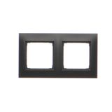 Double frame, black matt