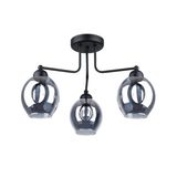 FILLAN 3 BLACK CHANDELIER E27 3X60 IP20