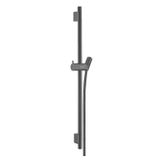 Unica S Puro shower bar, 65cm with actuator, black