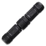 Plug connector + socket, IP67, soldering, M12, 5-pin