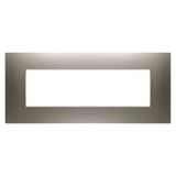 EGO PLATE - IN PAINTED TECHNOPOLYMER - 7 MODULES - STEEL - CHORUSMART