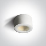 12108FD/W/V WHITE CYLINDER 8W CCTV 230V DARK LIGHT