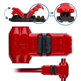 T connector 2-pole cutting 0.5 1 mm2, 300 V DC/AC, 10 A