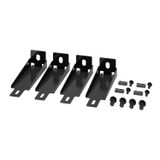 Cabinet Install Bracket x4 Black