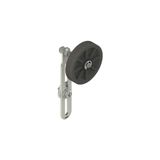 Adjustable lever with overhanging rubber roller, 50 mm diameter