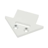 Profile end cap LBE angular with longhole incl. Screws