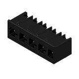 PCB plug-in connector, male header, THT/THR solder connection, Pitch in mm (P): 7.50 mm, Number of poles: 5, 90°, Tube