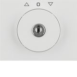 Centre plate lock + push lock function blind switch, key remov, K.1, p