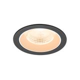 NUMINOS© L recessed ceiling light 2700K 55ø IP20 round bl/wh