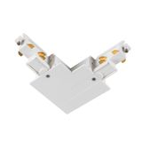 L-connector  S-TRACK 3-phase-recessed rail ,IP20,white