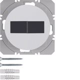 KNX radio wall-transmitter 2gang flat solar quicklink, R.1/R.3, p. whi