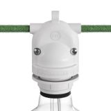Eiva-2, 2-way outdoor lamp holder E27 and IP65 rating for Modulair System