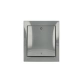 Splash-proof double pole switch, IP44, 10AX, dark grey