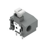 Stackable PCB terminal block push-button 1.5 mm² blue