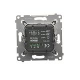 Digital thermostat, Silver matt, metalic