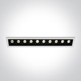 WHITE LED 10x2W WW 30deg IP20 700mA DIMMABLE