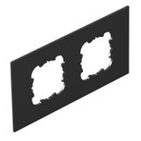 Cover plate 2x EKR for T4L/T8NL Polyamide Graphite black RAL 9011