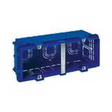 Rectangular flush-mounted box with increased dimensions - 6 modules for S44 and S45