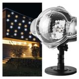 LED decorative projector – stars, outdoor and indoor, warm/cool white