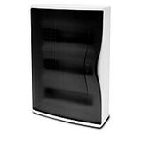 Cabinet NUOVA 3636 36TE on plaster transparent door IP40