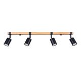 Ceiling lamp FAGER 4L black
