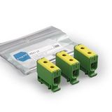 KE61.3T | Terminal block 3 x KE61.3 yellow/green