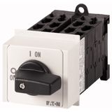 T0-6-15866/IVS Reversing multi-speed switches, T0, 20 A, service distribution board mounting, 6 contact unit(s), Contacts: 12, 60 °, maintained, With 0 (Off) positio