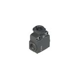 Panel-fixing protected contact block for EROUND series, 2NC, slow action