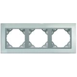 TRIPLE FRAME INOX/ALUMINIUM