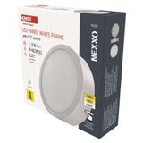LED surface luminaire NEXXO, round, white, 12.5W, with change CCT