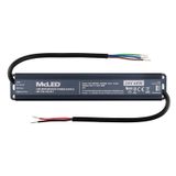 Power supply 60W, DC24V/2.5A, IP67, aluminum design