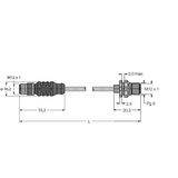 Industrial Ethernet Cable Extension Cable   RSS-FSSD-841-0.5M