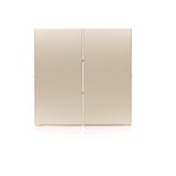 Rockers for double two-way switch SW6/2M, Gold matt, metalic