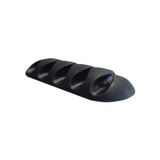 Self-adhesive cable holder UKSO-5, 5xØ6mm, color: black